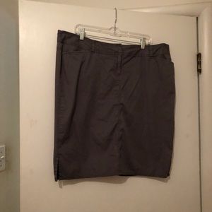 Lands End cute grey skirt